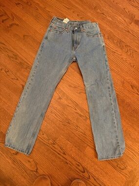 Levi's Men's Straight Leg Light Blue Jeans